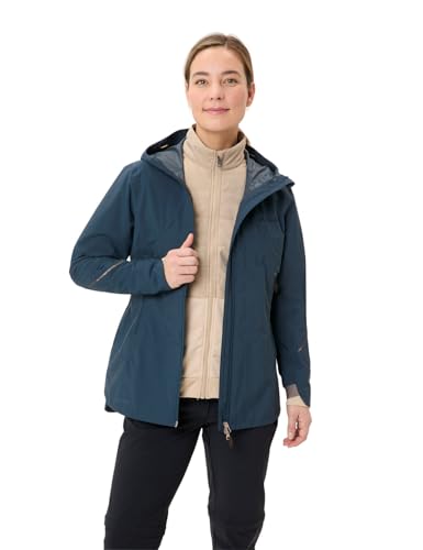 VAUDE Yaras 3in1 Doppeljacke Damen Fahrrad wasserdicht, Dark Sea Linen – Ansicht 5