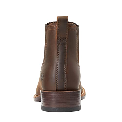 Ariat Mens Booker Round Toe Chelsea Dress Boots Ankle - Black3