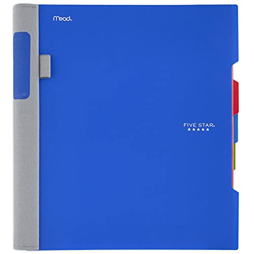 Five Star Advance Spiral Notebook + Study App, 3 Subject, College Ruled Paper, 8-1/2" x 11", 150 Sheets, Spiral Guard