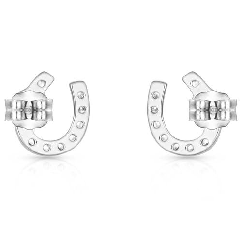 Montana Silversmiths Women's Lightfoot Horseshoe Earrings - ER3394 One Size2