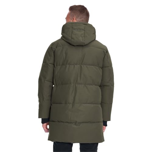 Image of ALPINE NORTH Jasper Men's Vegan Down Winter Coat - Warm Insulated Puffer Coat with Hood For Men