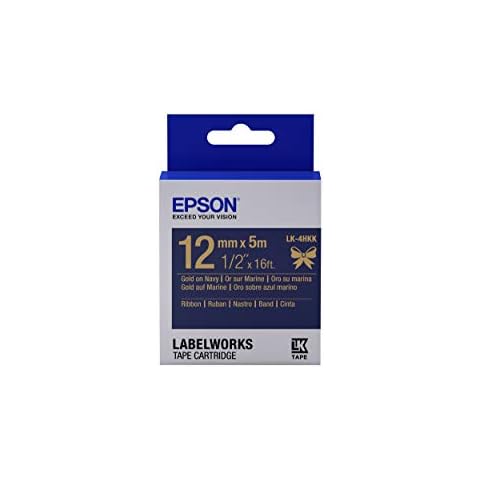 Epson LK-4HKK Gold on Navy Label Tapes Cover