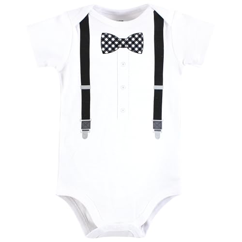 Image of Hudson Baby Unisex Baby Cotton Bodysuit, Pant and Shoe Set