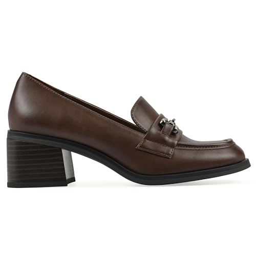 Image of WHITE MOUNTAIN Women's Nacho Block Heel Loafer