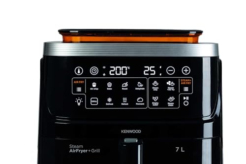 Image of KENWOOD Digital Air Fryer With Rapid Hot Air Circulation For Frying, Grilling, Broiling, Roasting, Baking And Toasting (7L Window)