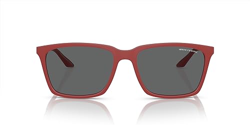 Image of Armani Exchange mens Ax4138s Rectangular Sunglasses
