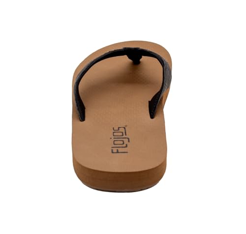 Flojos Erykah Women's Sandal, Wide Debossed Palm Thong Strap W/Kush Neoprene Bed3