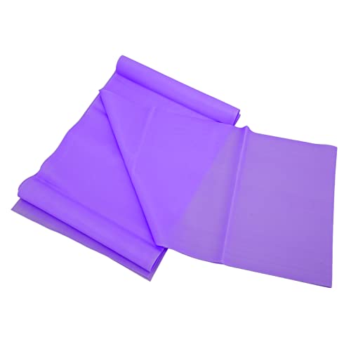 70.87in Yoga Tension Belt Exercise Resistance Bands Elastic Yoga Band Exercise Fitness Equipment Health Household for Fitness Physical Therapy Purple