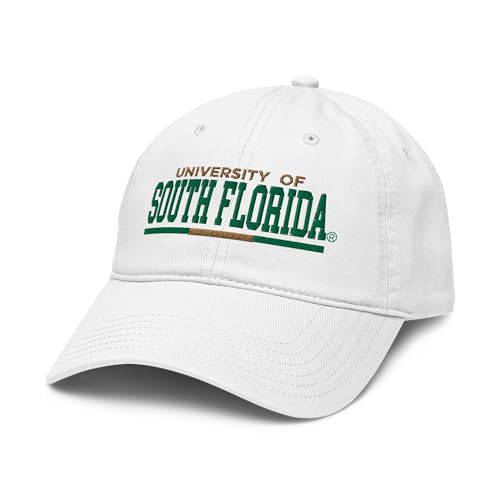 Gorra Ajustable Blanca South Florida Bulls Varsity miniatura 1