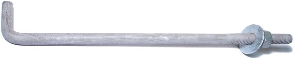 Hard-to-Find Fastener 014973147495 Anchor Bolts, 5/8-Inch x 16-Inch, 10-Piece