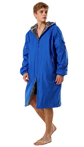Adoretex Unisex Adult & Youth Faux Fur Lining Swim Parka-Pk003-Royal-Al #TOP2