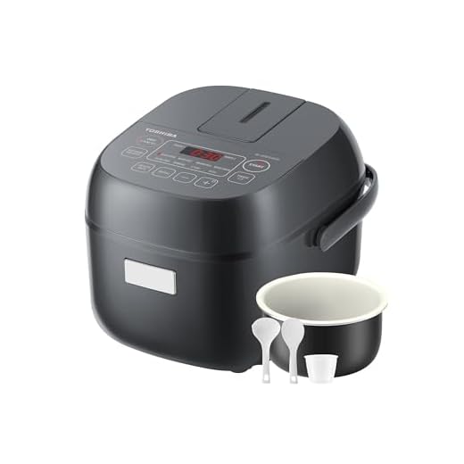 Compact TOSHIBA Rice Cooker with 8 Functions