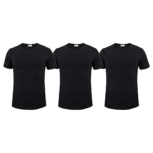Liabel Pack 3 T-Shirt Uomo Cotone Garzato