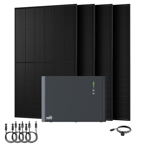 Powerness® Balkonkraftwerk mit Speicher 2048Wh, TSUN SolarTrunk MSU2000 All-in-One Speicher,...