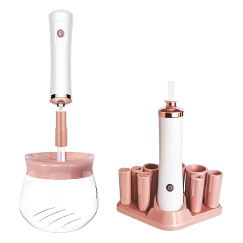 Makeup Brush Cleaner Machine - Super Fast Makeup Brush Cleaner and Dryer - Automatic Brush Cleaner Tool Suit for Most Makeup Brush Sizes
