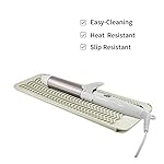 EIOKIT-Silicone-Heat-Resistant-Travel-Mat-Pouch-for-Hair-StraightenerCrimping-IronHair-Curling-IronHair-Curling-WandFlat-IronHair-Waving-Iron-and-Hair-Styling-Tools-1-Pack-Beige