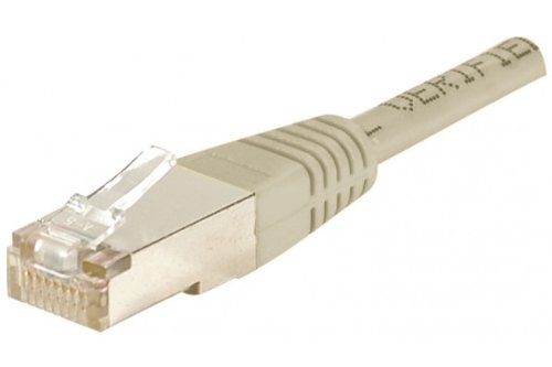 Connect Cavo Di Rete RJ45 Cat.5e F/UTP | 0,15 Metri | Rame/Alluminio | Colore Nero | Per Collegamenti Di Rete Brevi
