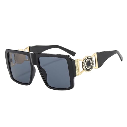 Lunettes de soleil de luxe MUTYNE monture carrée surdimensionnée élégante