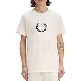 Material: algodón FRED PERRY T-shirt mm TEXTURED LAUREL Uomo L