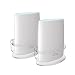 Netgear Orbi Wall Mount, BASSTOP Sturdy Clear Acrylic Wall Mount Bracket Compatible with Orbi WiFi Router RBS40, RBK40, RBS50, RBK50, AC2200, AC3000 Tri Band Home WiFi Router- (2 Packs)