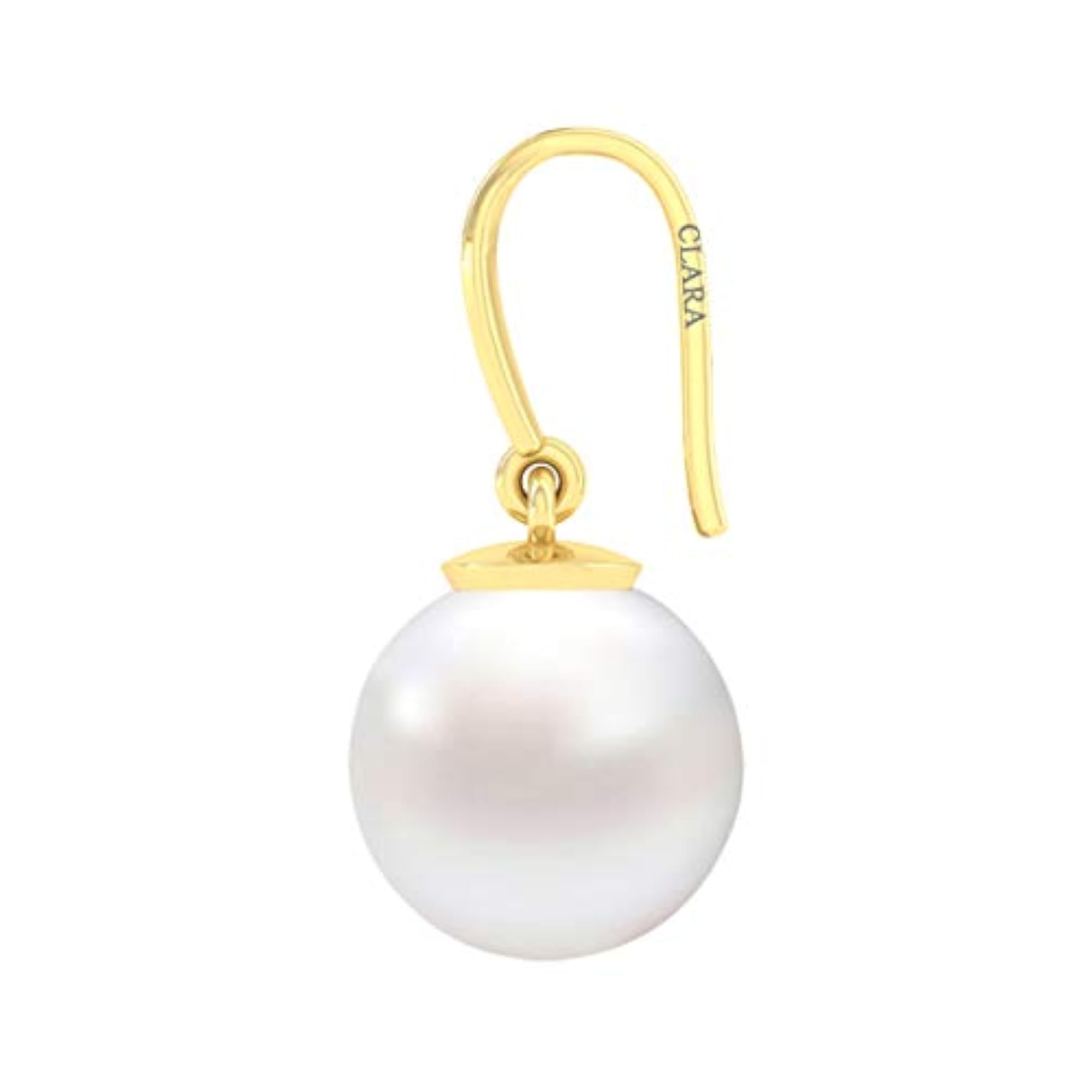 Women's 925 Silver Classic Pearl Earrings for Daily Wear