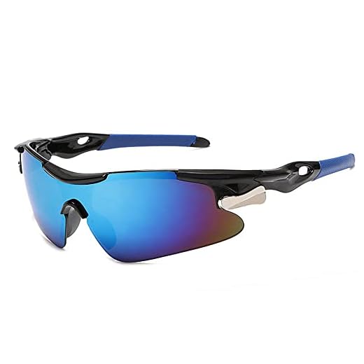 Occhiali veloci，Da Corsa Running Occhiali Bici Uomo ，Occhiali da Running Anti-UV Antivento e Antiappannamento UV400, Adatti a Ciclismo, Corsa, Pesca, Guida, Sport All'aria Aperta, Escursionismo