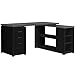 Monarch Specialties L-Shaped Corner Left or Right Facing Home & Office Computer Desk