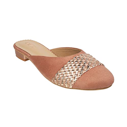 Image of Metro Women's Ethnic Weave Detail Fashion Heel Sandals