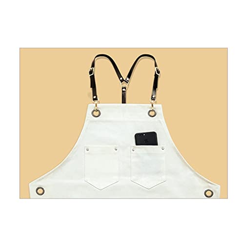 Tablier cuisine anti-taches 4 poches pour protéger vos vêtements - 7