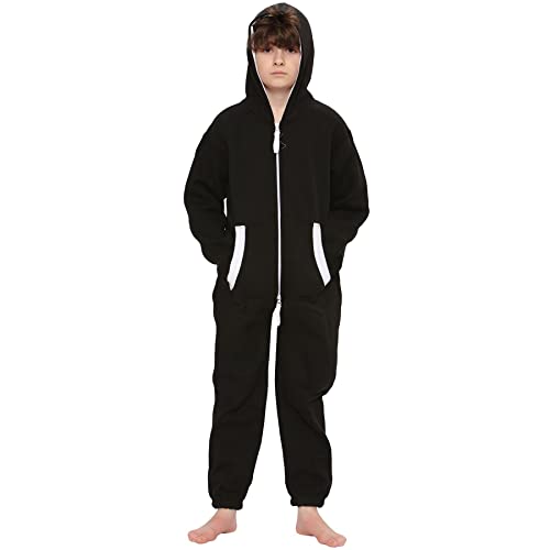 Onesie enfants super doux et confortable de loungewear pour garçons et filles de 5 à 13 ans