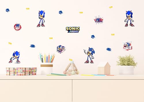 Sonic Kinderzimmer Wandstickers, Wandtattoo junge deko von AG Design 30 x 30 cm | ADKS 3934
