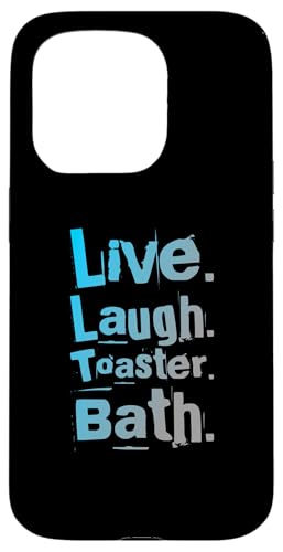 Live Laugh Toaster �o�X�T�C�� Live Laugh Toaster �����C�̈��p �X�}�z�P�[�X iPhone 15 Pro �p