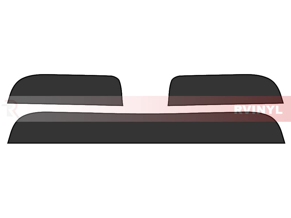 Rvinyl Window Tint Kit Compatible with Alfa Romeo Stelvio 2018-2024 - Windshield Strip Visor - 20%
