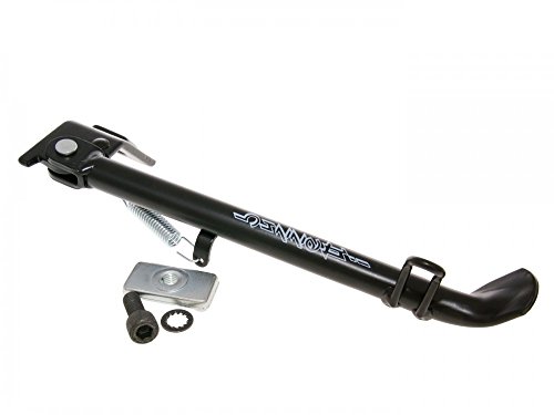 BUZZETTI Caballete Lateral Negro para Piaggio Skipper 125, 150 2T, Stalker, NRG MC2, Storm