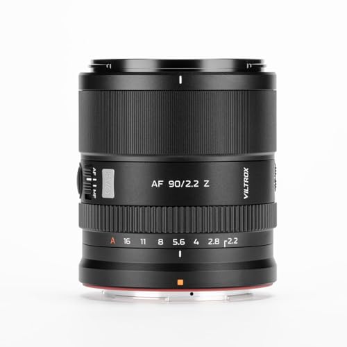 Image of VILTROX 90mm F2.2 EVO Z Lens for Nikon, APS-C Autofocus Telephoto Prime Lens for Nikon Z-Mount Cameras Z30 Z50 Z50II ZFC Z5 Z5II Z6 Z6II Z6III Z7 Z7II Z8 Z9 ZF ZR
