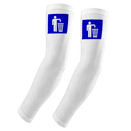 Gants carrés contre les brûlures du soleil avec la housse bleu protection solaire UV