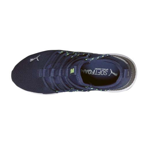 PUMA Mens Pacer Web Lace Up Sneakers Shoes Casual - Blue4