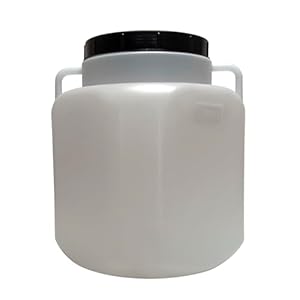 BAUPROFI Fass quadratisch 40l weiß | Weithalsfass lebensmittelecht Camping lagern Regenfass, 036262