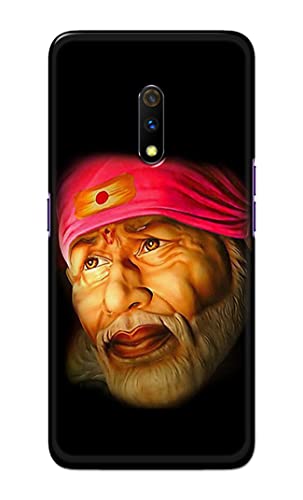 Image of PRINTFIDAA Sai Baba Lord Shiridi Great God Hinduism Religious Hard Back Cover for Realme X /Oppo K3, RMX1901 Back Cover -(P6) KAT1002