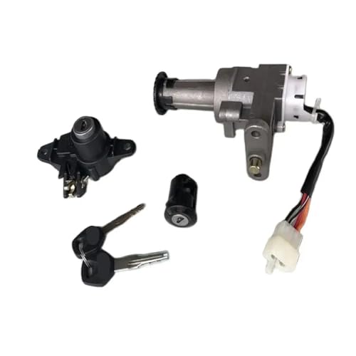 Cerradura de combustible para moto AN125 y kit de interruptor de encendido HJ125T-7 de 125cc completo