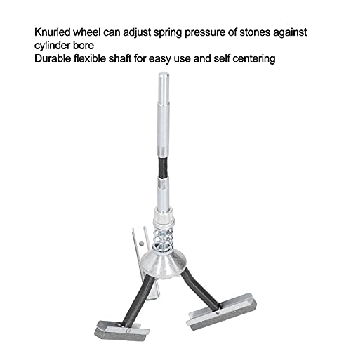 Zylinder Honwerkzeug 3-armig, Einstellbarer Deglazer für Motorzylinder, Hon Durchmesser 32-90 mm, Flexibles Motor Zylinder Hon Gerät mit 220er Schleifsteinen