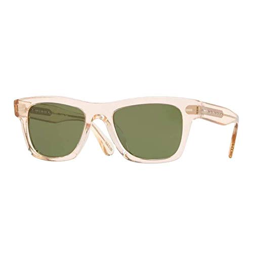Oliver Peoples OV5393SU 109452 Sunglasses Men's Buff-Honey/Green Crystal Lenses, Buff/Honey ,Lens-54 Bridge-19 B-42.7 ED-59.9 Temple-150