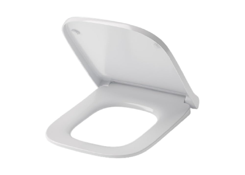 Ramm Toilettensitz kompatibel mit Laufen Pro S, WC Sitz aus antibakteriellem Duroplast, Toilettendeckel mit Absenkautomatik Soft Close