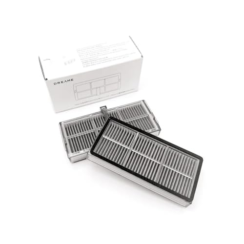 Compatible for Dreame Bot L10s Pro Ultra Heat Robot Vacuum Cleaner Spare Accessory Parts Kit Rubber Main/Side Brush, Filter, Mop Rag(Filter 2pc)