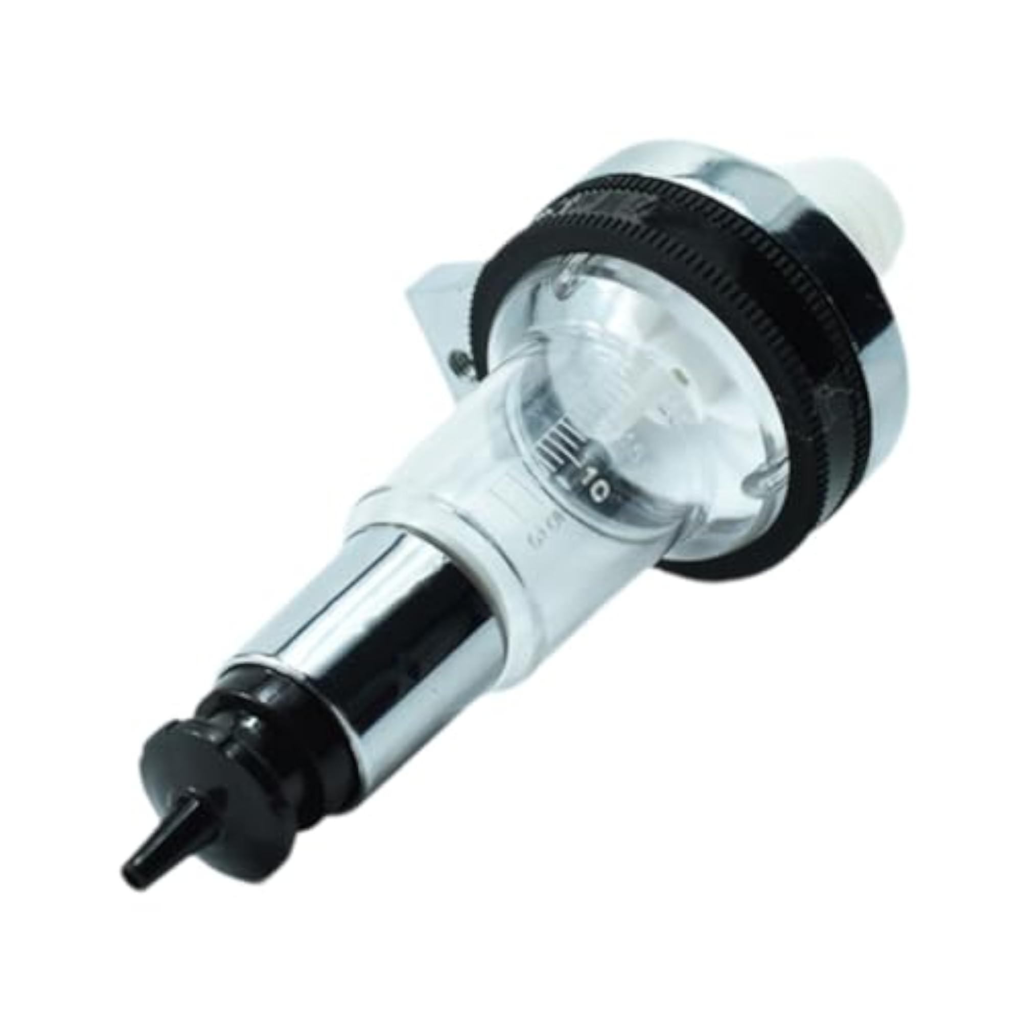 Stainless Steel Perfume Dispenser with Black Pump Head