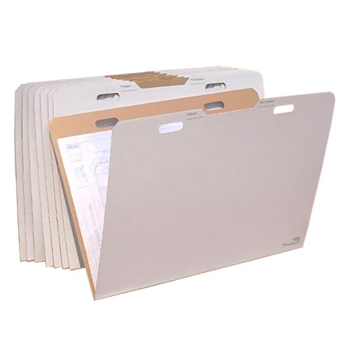 Advanced Organizing Systems - The VFolder37 8pk for Flat Document Storage up to 24”x36”. Use with the VFile37