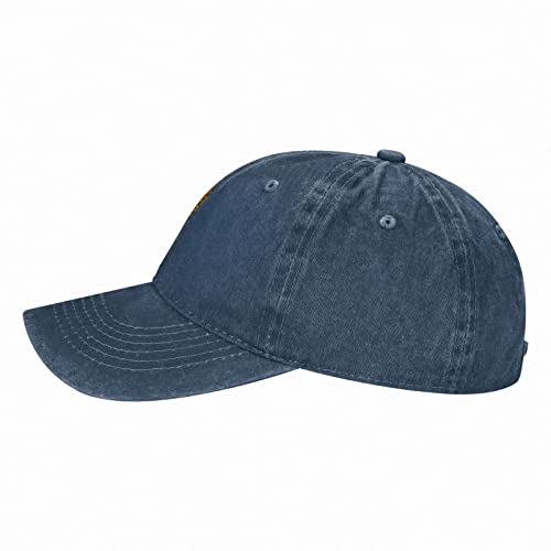 Image of Classic Unisex Baseball Cap Upside Down Pineapple Adjustable Washed Hat Vintage Dad Hat