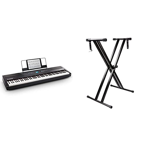 Alesis Recital PRO – Piano Numérique avec Un Clavier de 88 Touches à Mécanique de Marteau, 12 Voix Premium & Support… - Les Beatles, Paul McCartney, John Lennon, RIngo Starr, George Harrison Alesis Recital PRO - Piano Numérique avec Un Clavier de 88 Touches à Mécanique de Marteau, 12 Voix Premium & Support…