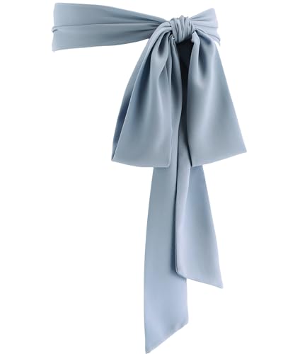 Image of Glitopper Women Chiffon Sash Belt Dress Sash Waist Bridal Wedding Belt 50s Accessories 3'' Wide