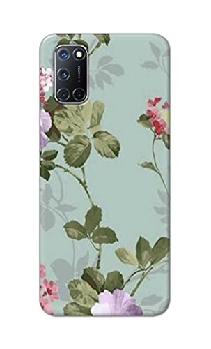 Image of Printed Hard Back Cover Case for Oppo A52 | Oppo A92 | Oppo A72 Back Cover (Floral Painting) -1302